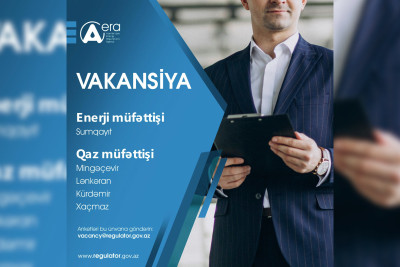 Lənkəranda qaz müfəttişi vəzifəsi üzrə vakansiya elan edilib