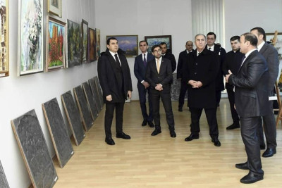 Mədəniyyət naziri Cəlilabadda müəssisələrə baxış keçirib