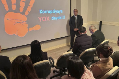 Cəlilabadda korrupsiya mövzusu üzrə tədbir keçirilib