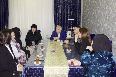 Şəhid Cəbrayıl Qasımovun ailəsinə baş çəkilib
