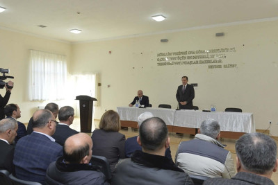 Taleh Qaraşov Xanbulan kənd əhalisini qəbul edib
