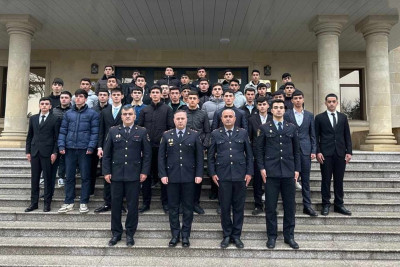 Masallıda Polis Akademiyasına qəbul üçün müraciət edənlərlə görüş keçirilib