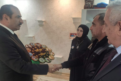 Lənkəranda şəhid Elsevər Qardaşzadənin ailəsinə baş çəkilib