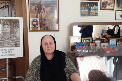Lənkəranda şəhid anası seçkilərdə iştirak edib