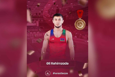 Astaralı güləşçimiz Əli Rəhimzadə Avropa 3-cüsü olub