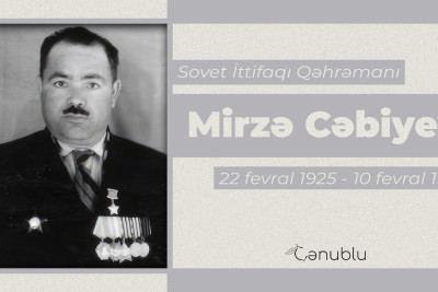 Bu gün Sovet İttifaqı Qəhrəmanı adını almış ən gənc azərbaycanlı Mirzə Cəbiyevin anım günüdür