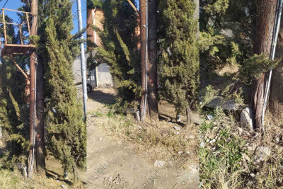 Lənkəran şəhərinin mərkəzində dirək aşmaq üzrədir