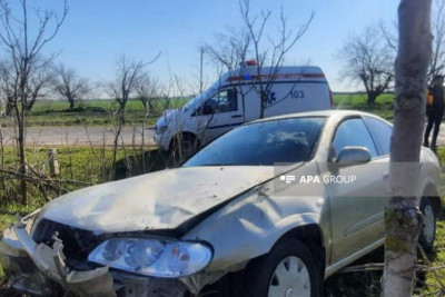 Cəlilabadda xəsarətlə nəticələnən qəza olub