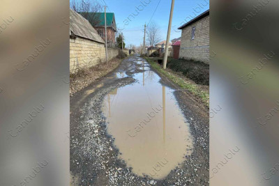 Lənkəran rayonunun Sütəmurdov kəndinin yolu keçilməz vəziyyətdədir