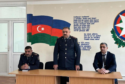 Lənkəranda polis əməkdaşları tərəfindən maarifləndirici görüş keçirilib