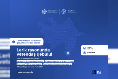 DTSERA: Anar Bayramov vətəndaşlarla görüşəcək