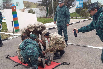 Cəlilabadda hərbi-idman oyunu təşkil olunub