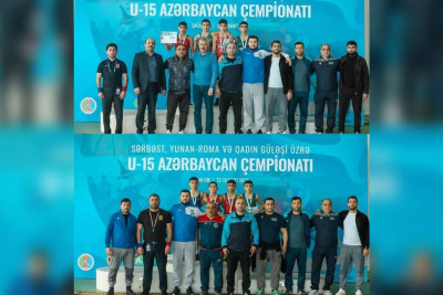 Lənkəranlı güləşçilər Respublika birinciliyinin bürünc medalını qazanıblar