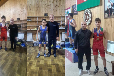 Lənkərandan olan güləşçilər Respublika birinciliyində uğur qazanıblar