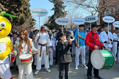 Lənkəranda idman paradı baş tutub