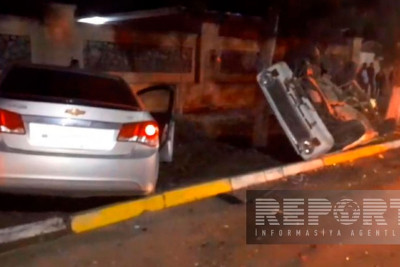 Cəlilabadda qəza: üç nəfər xəsarət alıb