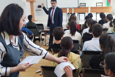 Cəlilabad Dövlət Peşə Təhsil Mərkəzi məktəblilərlə görüş təşkil edib