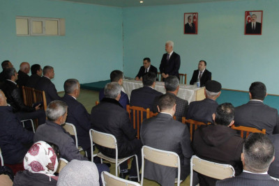 Rafiq Cəlilov Zopun kəndində səyyar qəbul-görüş keçirib
