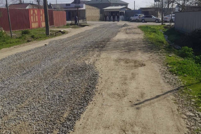 Cəlilabadın Komanlı kənd yolları təmir edilib