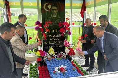 Cəlilabadda şəhid məzarı ziyarət olunub