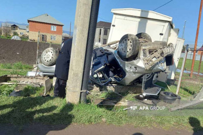 Masallıda ağır qəza: 3 nəfər Cəlilabad sakini xəsarət alıb