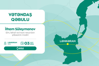 Kənd Təsərrüfatı Nazirliyi: Lənkəranda vətəndaşların qəbulu keçiriləcək