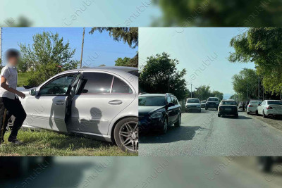 Lənkəranda qəza: iki minik avtomobili toqquşub