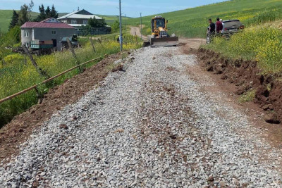 Cəlilabadın Şabanlı kəndində yollar təmir olunub