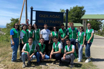 Qızılağac Milli Parkında ağacəkmə və təmizlik aksiyaları keçirilib