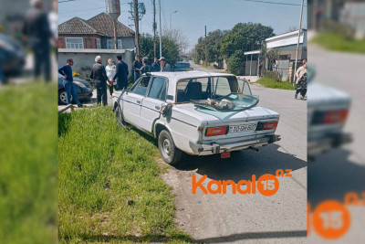 Cəlilabadda qəza: avtomobil aşıb