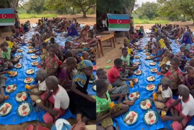 Lənkəran sakini Afrikada iftar süfrəsi verib