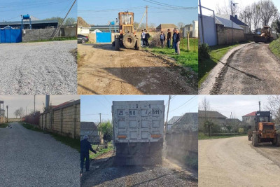 Masallıda yollar təmir olunub