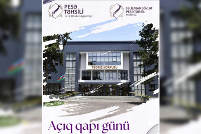 Cəlilabad Dövlət Peşə Təhsil Mərkəzində Açıq qapı günü olacaq