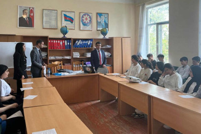 Masallıda buraxılış sinifləri şagirdləri və pedaqoji heyətlə görüş keçirilib