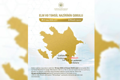 Emin Əmrullayev Masallı rayonunda vətəndaşları qəbul edəcək