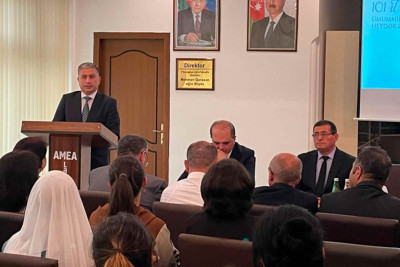 AMEA Lənkəran REM-də Heydər Əliyevin 101 illiyinə həsr edilmiş elmi seminar keçirilib