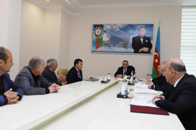 Masallıda SHXÇDX rəisi Mürsəl İbrahimov vətəndaşları qəbul edib