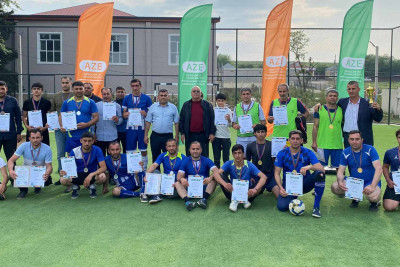 Cəlilabadda minifutbol turnirinə yekun vurulub