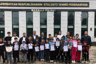 Masallıda stolüstü tennis üzrə rayon turniri keçirilib