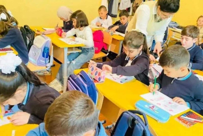 Cəlilabadda rəsm saatı təşkil olunub