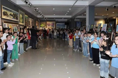 Masallının rəssamları Rəsm Festivalında sertifikatlarla mükafatlandırılıblar