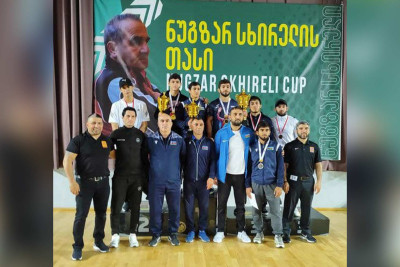 Astaralı güləşçi beynəlxalq turnirdə fəxri kürsünün ən yüksək pilləsinə qalxıb