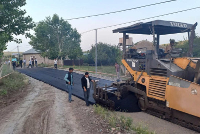 Cəlilabadın Şabanlı kəndinin daxili yolları asfaltlanıb