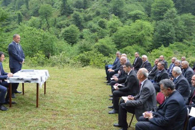 Qəzənfər Ağayev Vaqadi kənd sakinləri ilə görüşüb