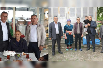 Cəlilabadda mədəniyyət işçiləri şəhid ailələrinə baş çəkiblər