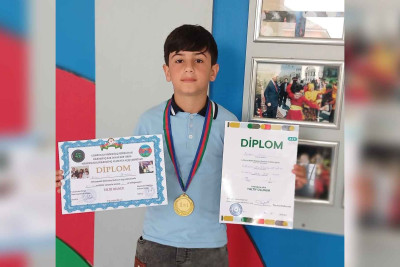 Lənkəranlı məktəbli kikboksinq üzrə yarışda qızıl medal qazanıb