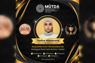 Şagirdimiz Respublika Fənn Olimpiadasında bürünc medal qazanıb