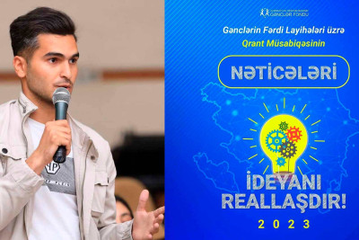 Cəlilabaddan olan müəllim “İdeyanı reallaşdır–2023" qrant müsabiqəsinin qalibi olub