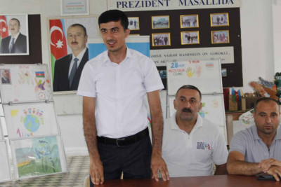 Masallıda şagirdlərə narkomaniyanın törətdiyi fəsadlardan danışıblar
