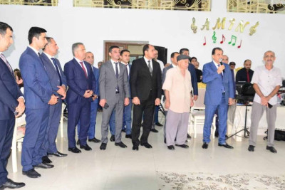 Taleh Qaraşov şəhid övladlarının xeyir məclislərində iştirak edib
